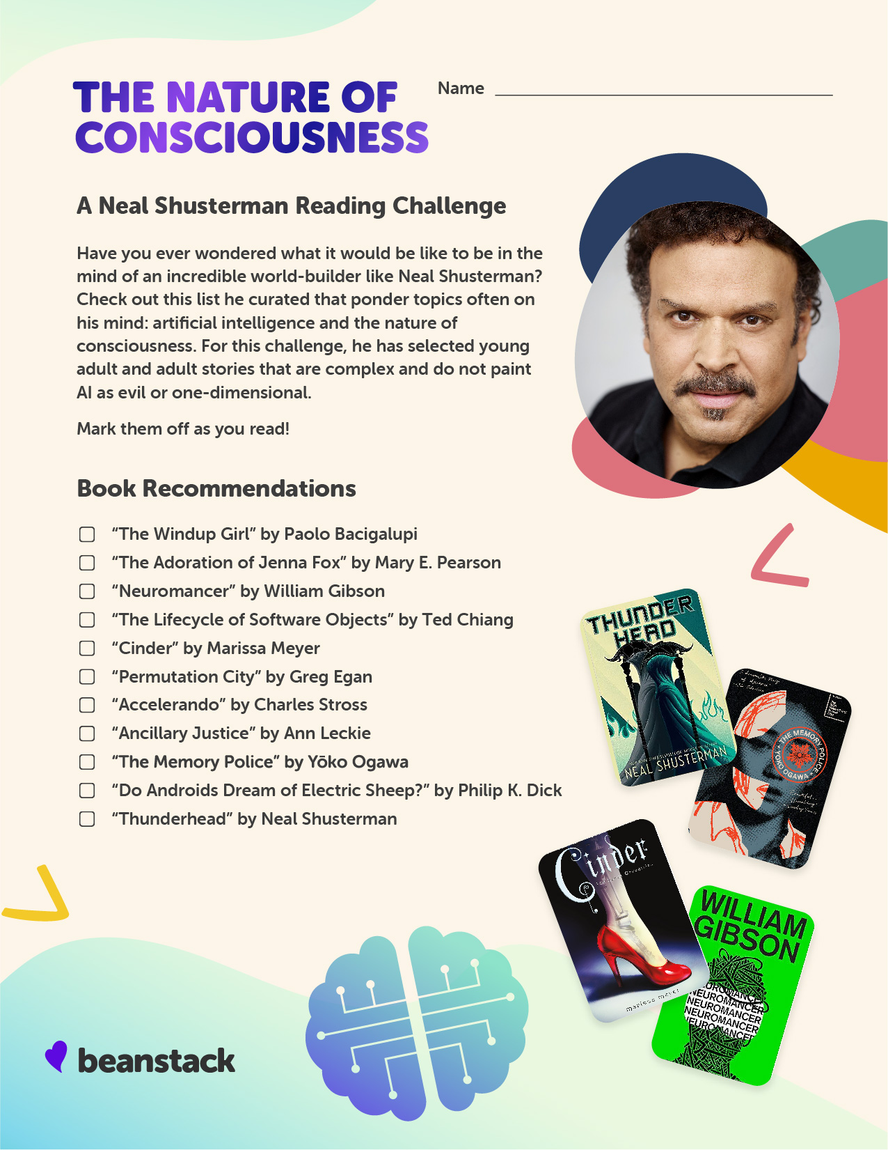 The Nature of Consciousness A Neal Shusterman Reading Challenge