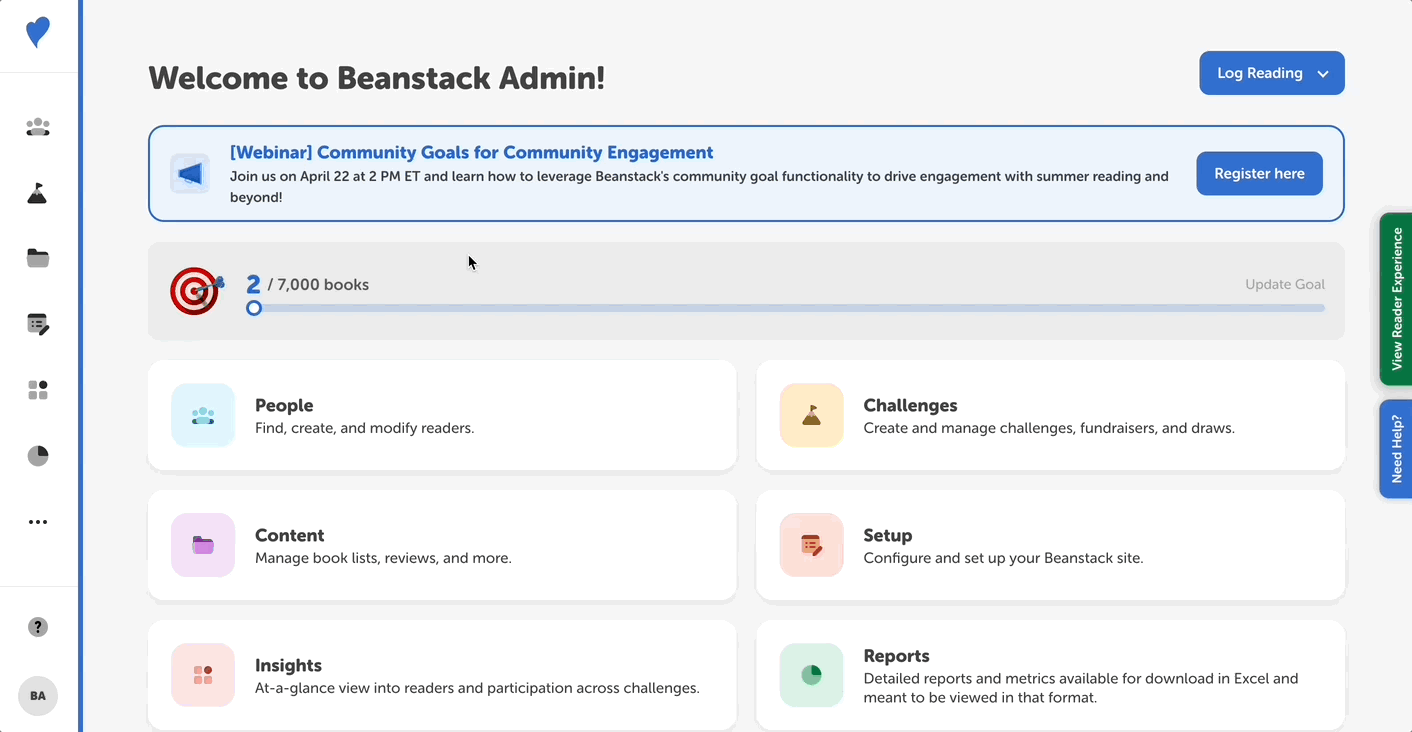 How To Change The End Date Of A Ticket Prize Beanstack Help Center