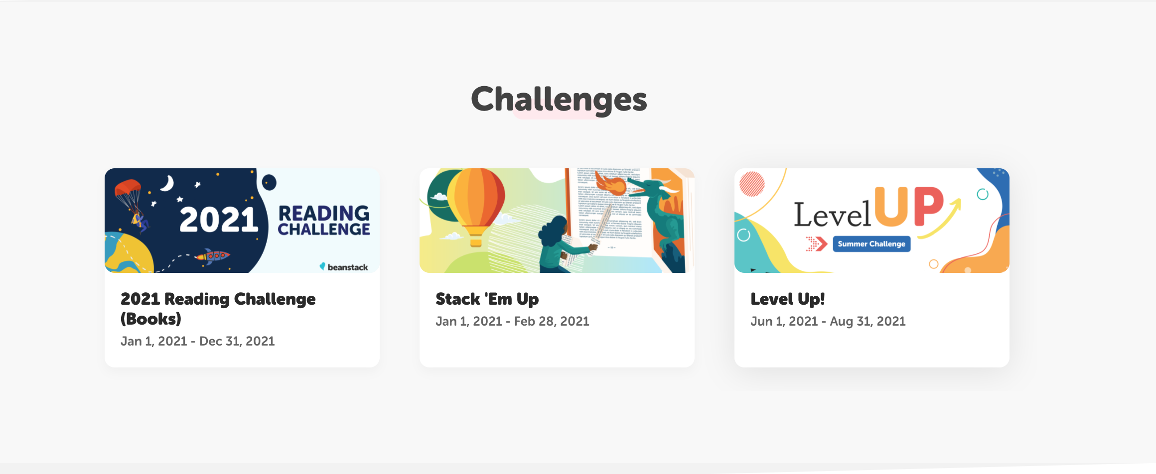 How to feature challenges on your landing page Beanstack Help Center