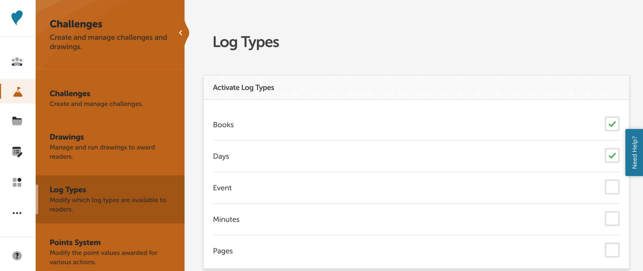 How to manage my points system Beanstack Help Center