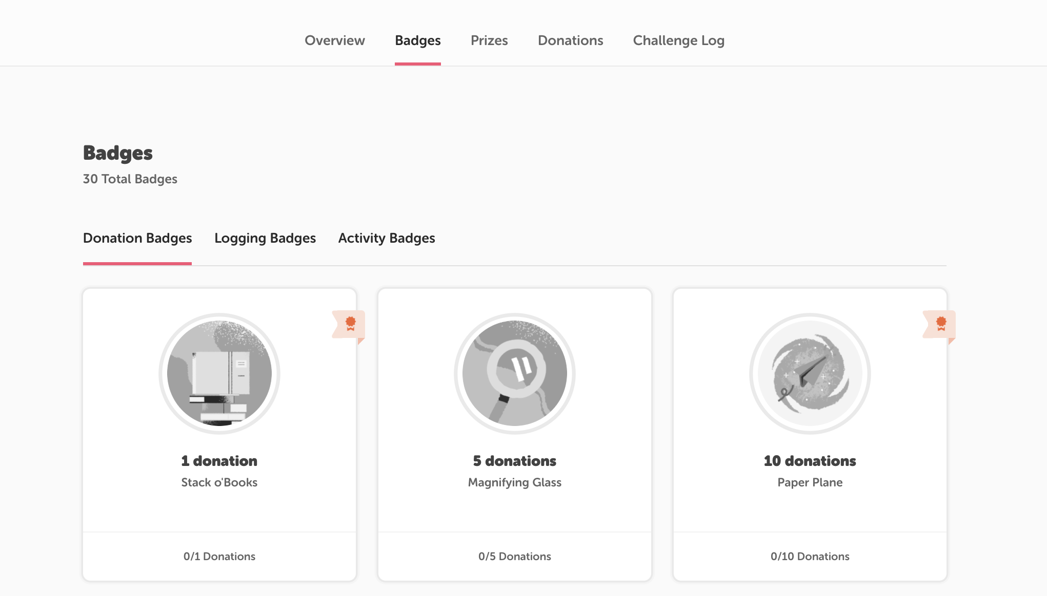 How to create and edit donation badges Beanstack Help Center