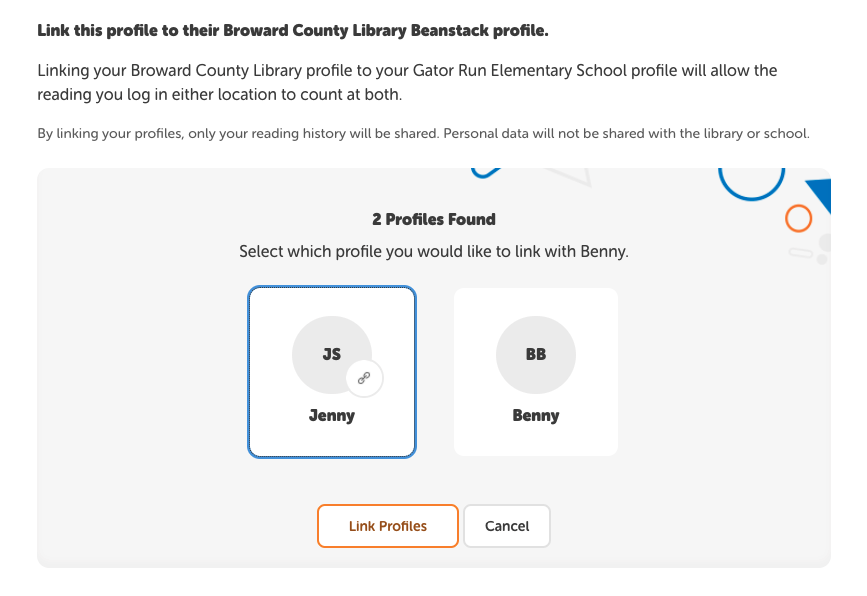 How a school reader can revoke or replace a tandem link Beanstack