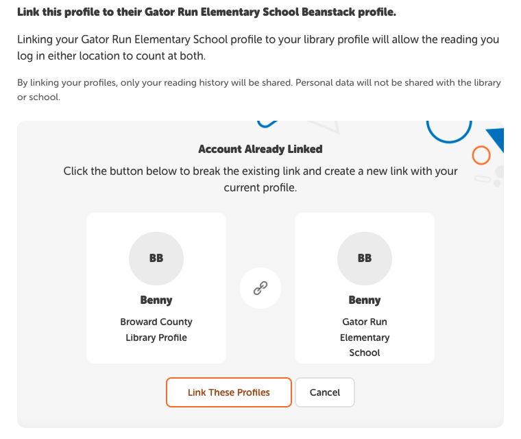How a patron can revoke or replace a tandem link Beanstack Help Center