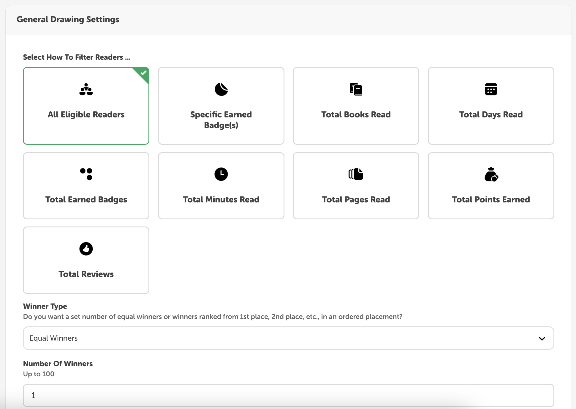 How to set up a drawing Beanstack Help Center