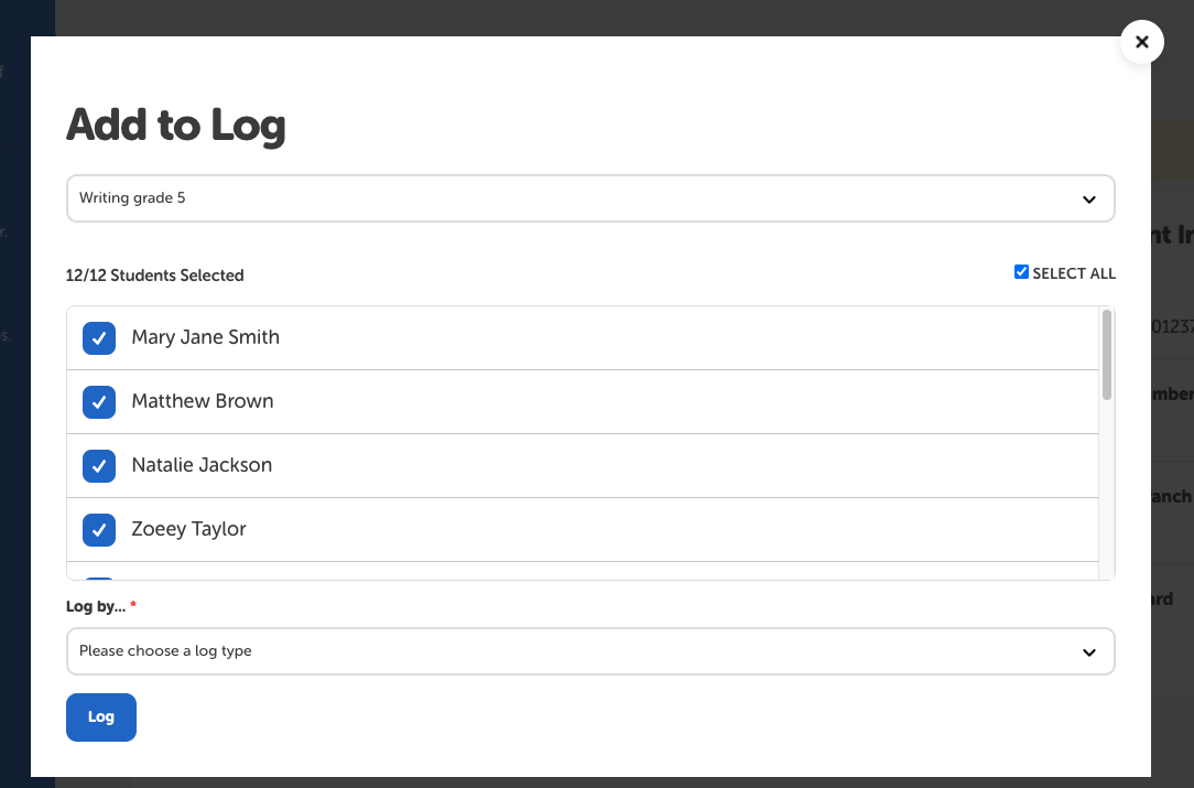 How do teachers and admins log for students in a reading list challenge? Beanstack Help Center