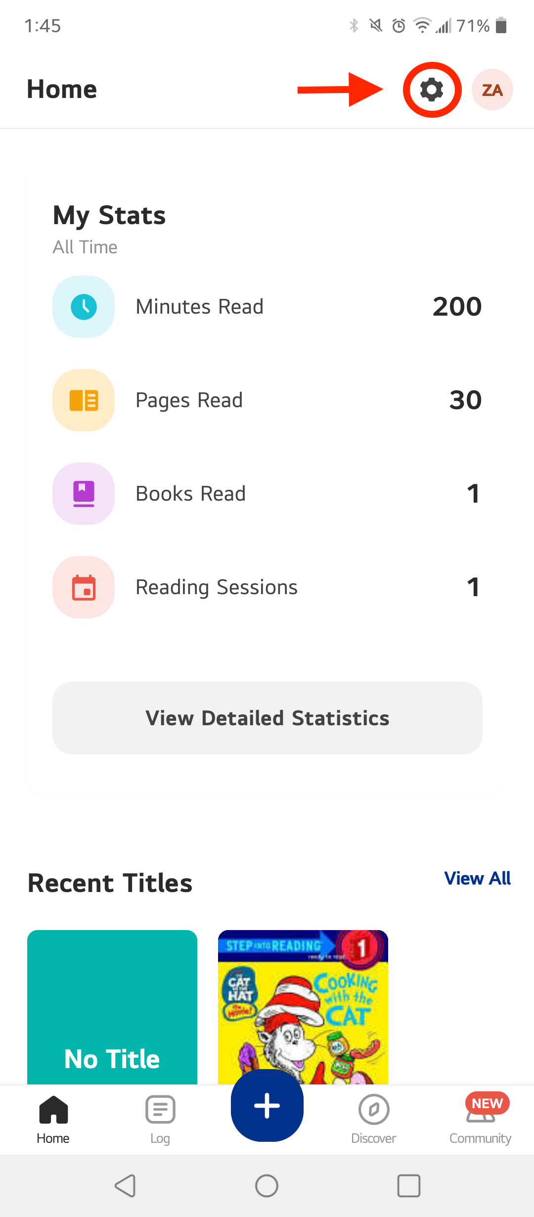 How to toggle between accounts on different Beanstack sites in the app
