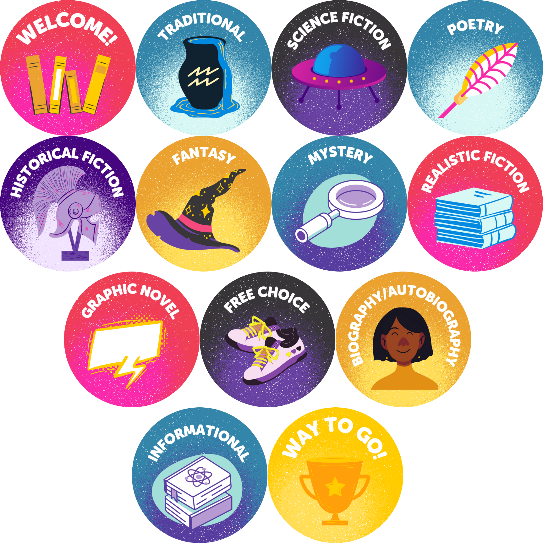 Reading Badges 